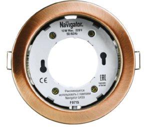 Светильник NGX-R1-006-GX53 Черненая медь 71 282 Navigator - картинка 1