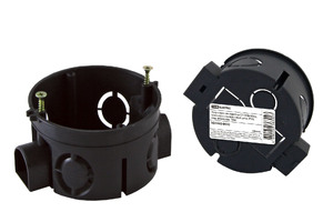 Установочная коробка СП D65x40mm, саморезы, стыковочные узлы, - картинка 1