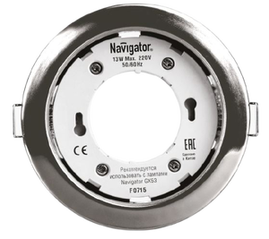 Светильник NGX-R1-003-GX53 хром 71 279 Navigator - картинка 1